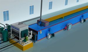 pulp molding dryer