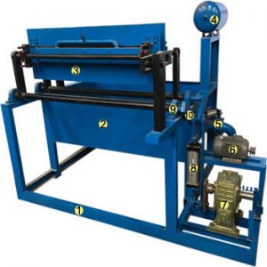 pulp molding machine-bisection