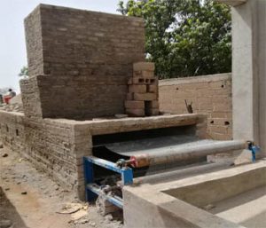 pulp moulding brick drying line